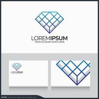 design de logotipo abstrato geométrico moderno. ilustração vetorial de símbolo editável vetor