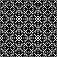 textura padrão de superfície preto e branco. design gráfico ornamental bw. ornamentos de mosaico. modelo de padrão. vetor