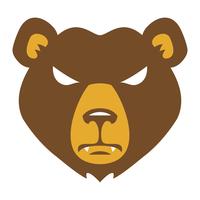 grizzly bear claw vector illustration