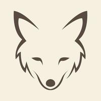 forma cabeça lobo floresta vintage logotipo símbolo ícone vetor design gráfico ilustração ideia criativa