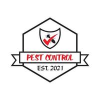 logotipo de controle de pragas, logotipo de pesticidas vetor