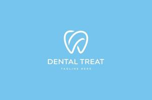 design de logotipo dental vetor