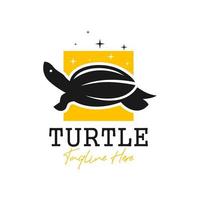 logotipo de ilustração de inspiração animal tartaruga vetor