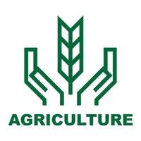 ícone do logotipo da fazenda agrícola vetor