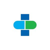 logotipo de assistência médica, logotipo farmacêutico vetor
