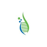 logotipo de cuidados de dna, logotipo genético vetor