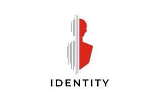 logotipo de identidade elegante, bom para empresa de tecnologia vetor