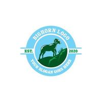 logotipo de bighorn, vetor de logotipo de aries