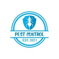 logotipo de controle de pragas, logotipo de pesticidas vetor