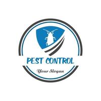 logotipo de controle de pragas, logotipo de pesticidas vetor