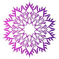 ornamento de mandala ou design de fundo de flores. vetor