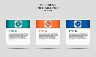 modelo de negócios infográfico de design vetor