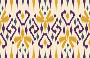 arte ikat abstrata étnica. sem costura padrão em bordados tribais, folclóricos e estilo mexicano. print.design de ornamento de arte geométrica asteca para tapete, papel de parede, roupas, embrulho, tecido, capa, têxtil vetor