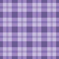 padrão sem costura roxo pano gráfico simples padrão de tartan quadrado vetor