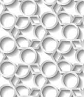 Teste padrão geométrico abstrato sem emenda, papel de parede futurista da beira do prame, superfície cinzenta da telha 3d.