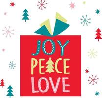 alegria paz amor presente ícone design vetor