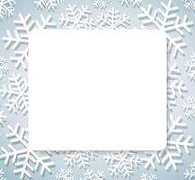 banner de floco de neve para web fundo de conceito de Natal vetor