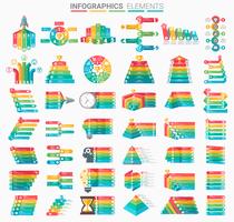 ELEMENTOS DE INFOGRÁFICOS vetor