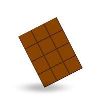 ilustração vetorial de barra de chocolate vetor