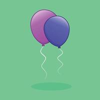 balões de ilustração vetorial vetor