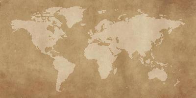 modelo de mapa-múndi com continentes, américa do norte e do sul, europa e ásia, áfrica e austrália vetor