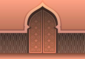 Vetor de porta da mesquita
