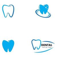 ilustração em vetor modelo logotipo dental