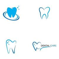 ilustração em vetor modelo logotipo dental