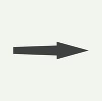 símbolo de seta para modelo de site ou web. vetor de ícone de seta no fundo branco