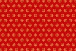 padrão de vetor chinês, padrão tradicional, textura tradicional, fundo vermelho e dourado