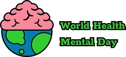 dia mundial da saúde mental.eps vetor