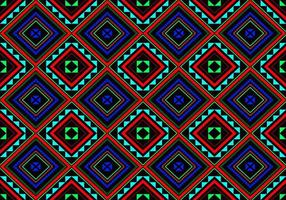 padrão geométrico étnico oriental sem costura design tradicional para plano de fundo, tapete, papel de parede, roupas, embrulho, batik, tecido, ilustração vetorial. estilo bordado. vetor