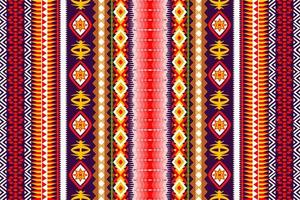 padrão tradicional oriental étnico geométrico figura estilo de bordado tribal design para papel de parede, roupas, embrulho, tecido, ilustração vetorial