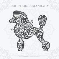 vetor de mandala de cachorro. estilo boho svg. eps 10