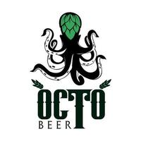 conceito de logotipo de cerveja de polvo vetor