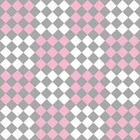 fundo sem costura padrão quadrado oblíquo cinza rosa vetor