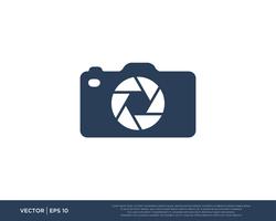 Câmera Shutter Logo Icon Vector