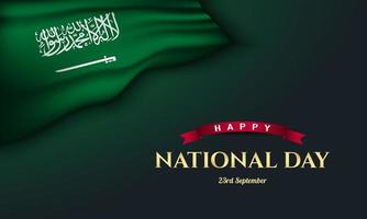 design de plano de fundo do dia nacional do reino da arábia saudita. vetor