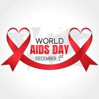 ilustração vetorial do dia mundial da aids vetor