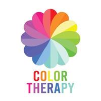 ilustração vetorial de dia de terapia de cores vetor