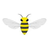 abelha de inseto preto amarelo mosca design de logotipo moderno vetor gráfico símbolo ícone sinal ilustração ideia criativa