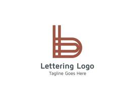 letra b design do logotipo do alfabeto para negócios e empresa pro vector