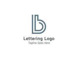 modelo de design criativo de logotipo letra b vetor profissional gratuito