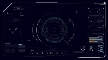 Interface HUD GUI 001 vetor