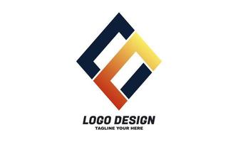 estoque vetor abstrato digital moderno para empresa ou design de negócios vetor de logotipo