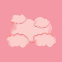 arquivo de vetor de ícone de nuvem fofo