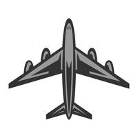 Avião voando ícone Vector