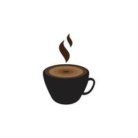 vetor de design de logotipo de xícara de café