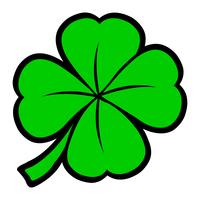 Trevo irlandês sorte para o dia de São Patrício