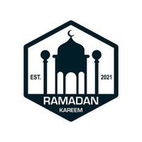 logotipo do ramadã, vetor de logotipo muçulmano